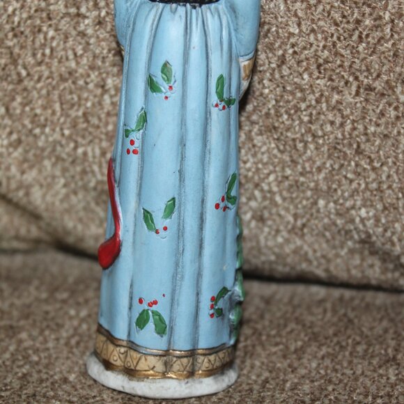Hermitage Santa Claus Old World Porcelain Slim Figurine Vintage Christmas 6.75" - Picture 7 of 8